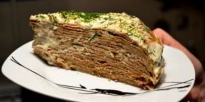 Рецепт простого печеночного торта