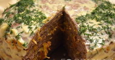 Рецепт Торта из говяжьей печени