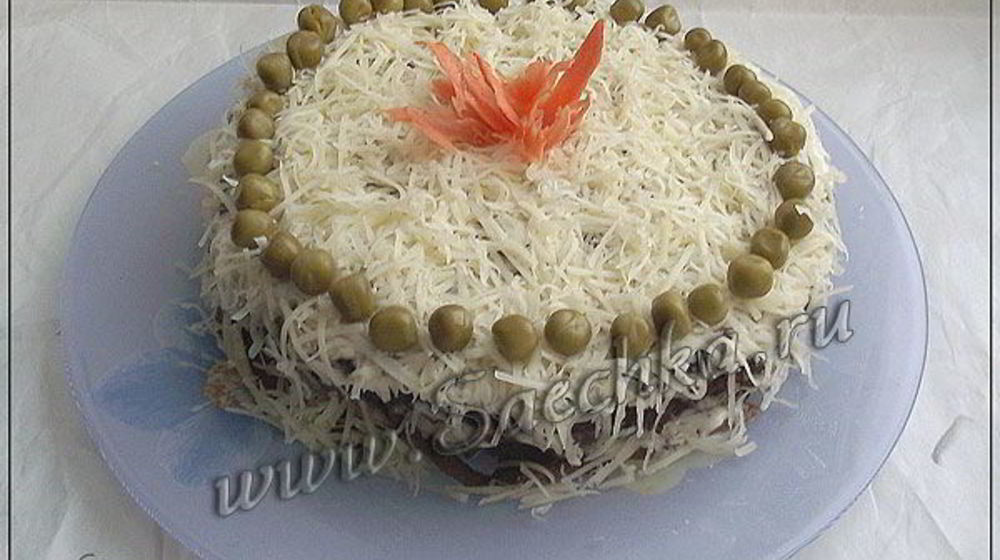 Как приготовить торт из печени