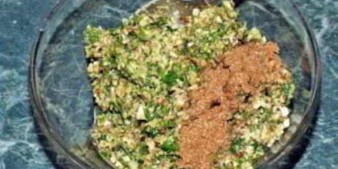 Рецепт пхалей из капусты