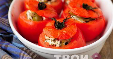 Рецепт Помидоров с сыром в духовке