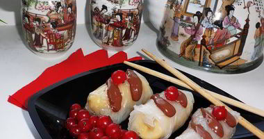 Рецепт Банановых спринг-роллы