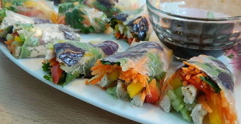 Рецепт роллы из курицы с брокколи и плавленым сыром