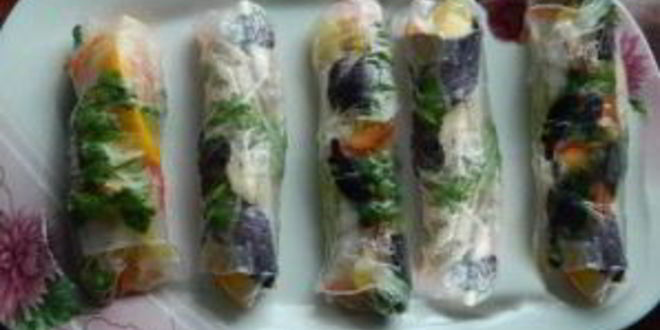 Рецепт рисовых роллов пп