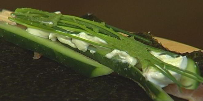 Рецепт ролла с копченым лососем