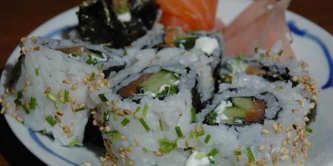 Рецепт ролла с копченым лососем