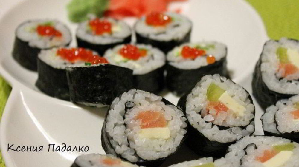Как приготовить роллы ассорти