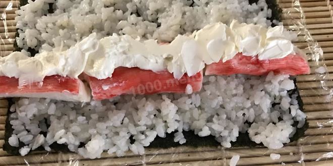 Рецепт роллов с красной икрой
