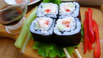 Рецепт Роллов с креветками домашние