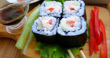 Рецепт Роллов с креветками домашние