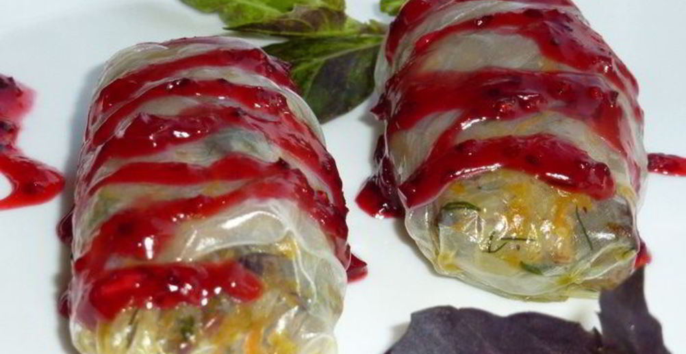 Рецепт весенние роллы с авокадо и овощами