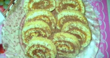 Рецепт Бисквитного рулета с фундуком