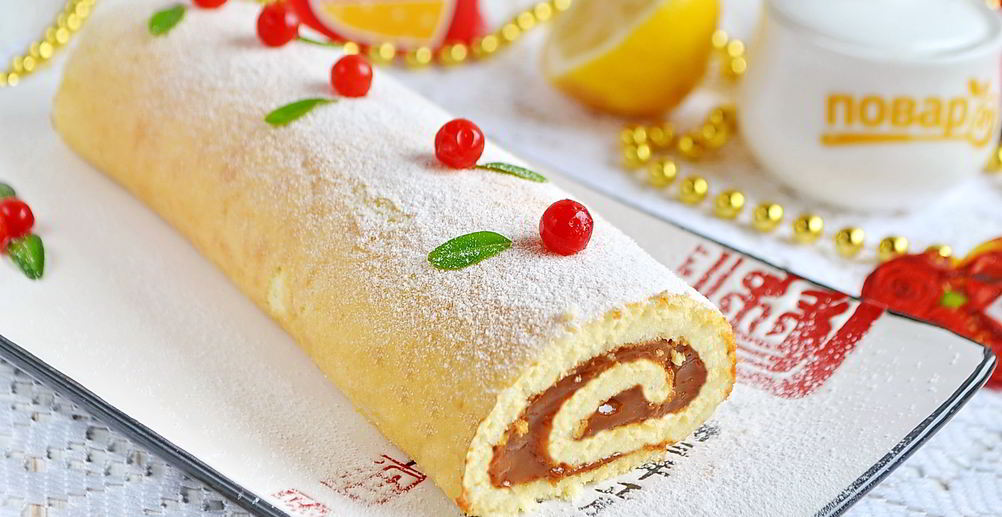 Рецепт бисквитный рулет