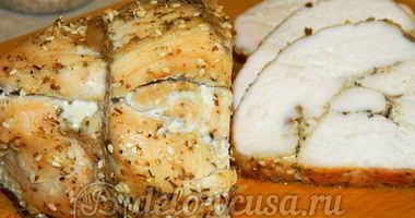 Рецепт Куриного рулета в духовке