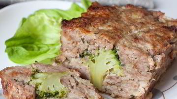 Рецепт Мясного рулета с брокколи и цветной капустой