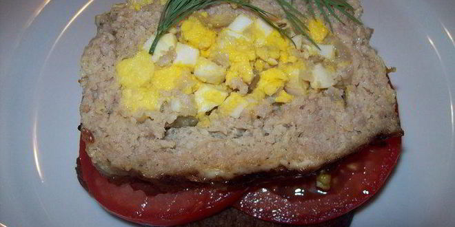 Рецепт мясного рулета с яйцом и луком из моего детства