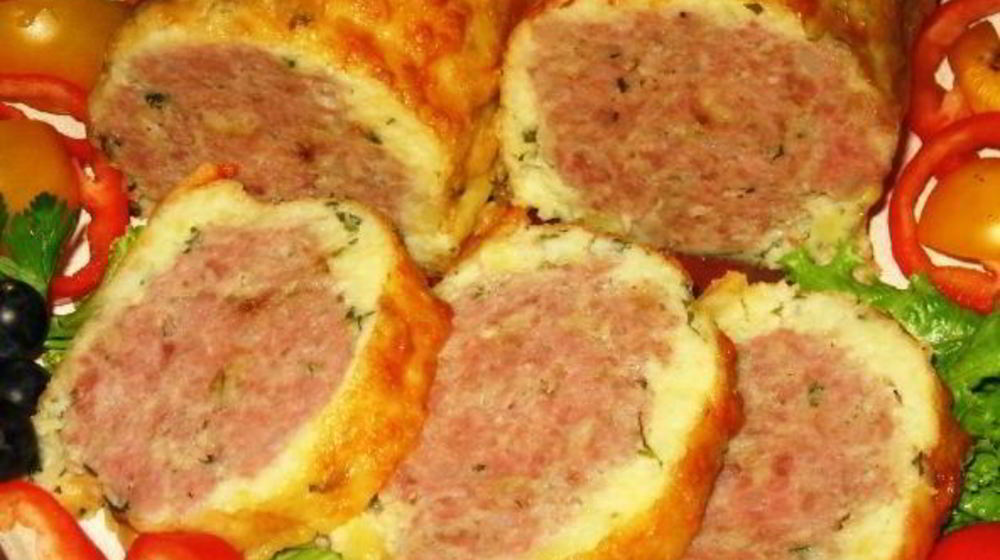 Как приготовить мясной рулет в картофельной оболочке