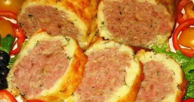 Рецепт Мясного рулета в картофельной оболочке