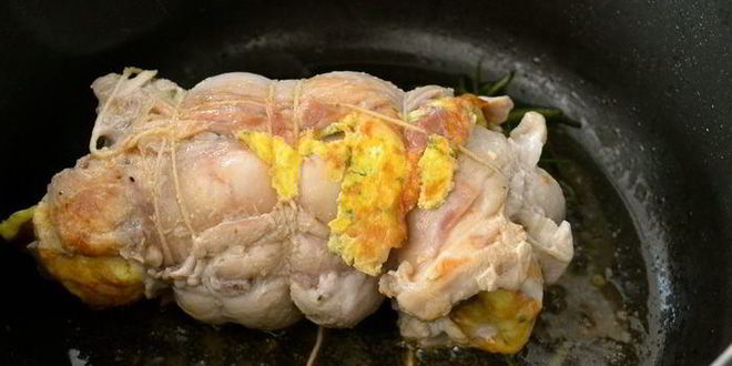 Рецепт рулета из кролика