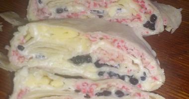 Рецепт Рулета из лаваша с икринкой