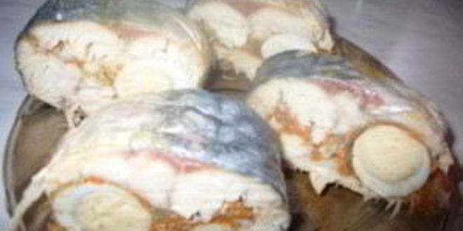 Рецепт рулета из рыбы с желатином