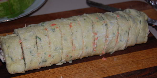 Рецепт рулета с лососем