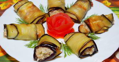 Рецепт Рулетиков из баклажанов по-грузински