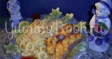 Рецепт Рулетиков из фарша