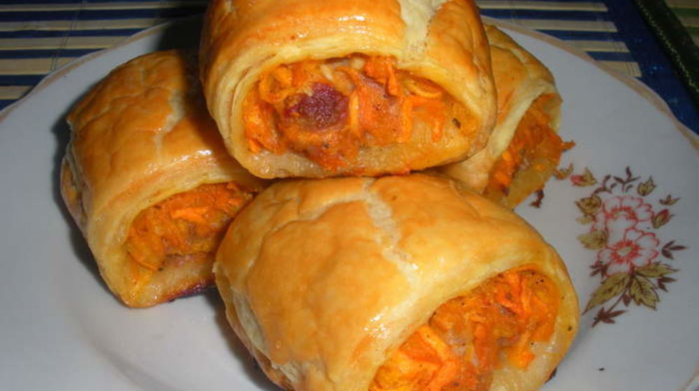 Как приготовить рулетики с мясом и морковкой по-корейски