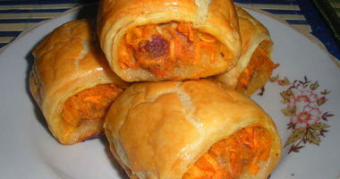 Рецепт Рулетиков с мясом и морковкой по-корейски