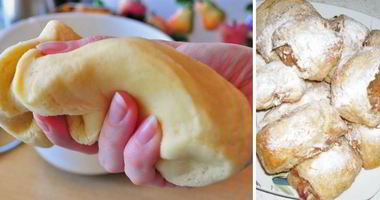 Рецепт Рулетиков с яблоками