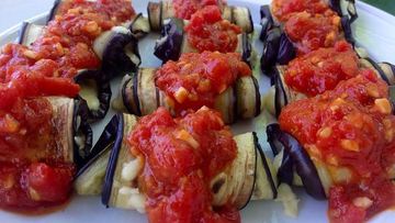 Рецепт Рулетов из баклажанов