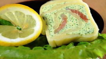 Рецепт Сырного рулета с семгой