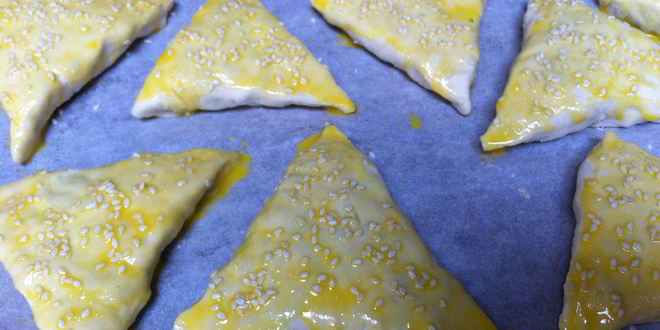 Рецепт самсы из слоеного теста с курицей