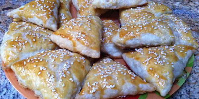 Рецепт самсы из слоеного теста с курицей