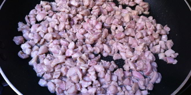 Рецепт самсы из слоеного теста с курицей