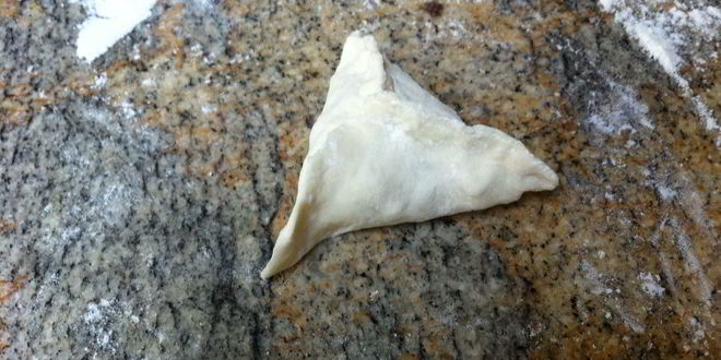 Рецепт самсы из слоеного теста с курицей