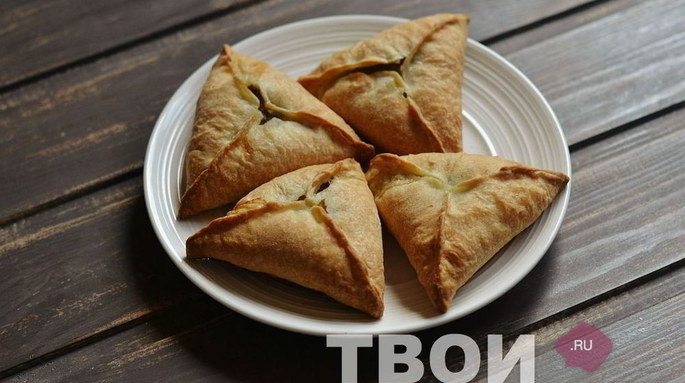 Как приготовить самсу из слоеного теста