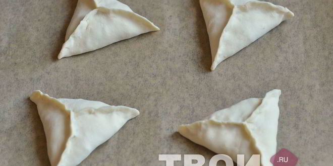 Рецепт самсы из слоеного теста