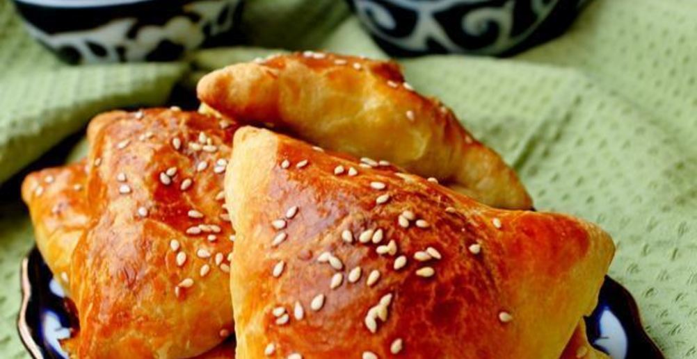 Рецепт самсу с ветчиной и сыром