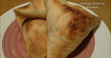 Рецепт Самсы с мясным фаршем тимьяном и чабрецом