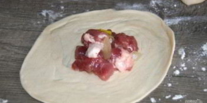 Рецепт самсы узбекской слоеной с мясом