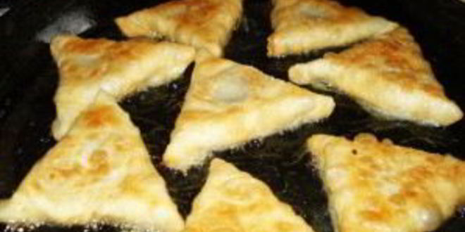 Рецепт слоеной самсы с фаршем