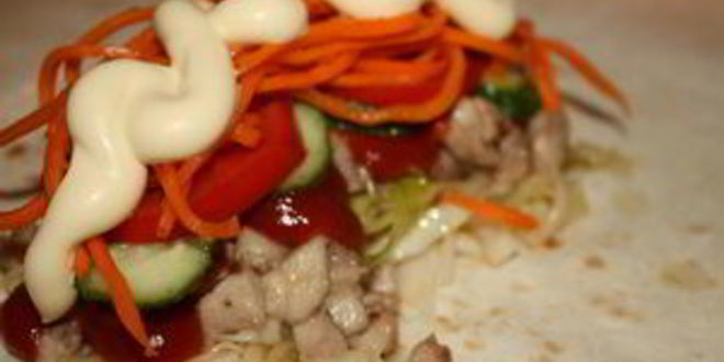 Рецепт шаурмы по-быстрому