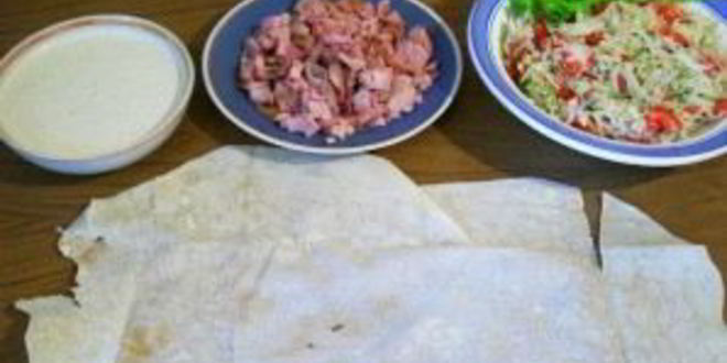 Рецепт шаурмы с копченой курицей