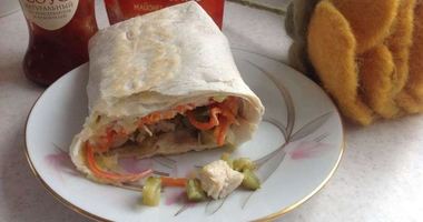 Рецепт Шаурмы с курицей в лаваше