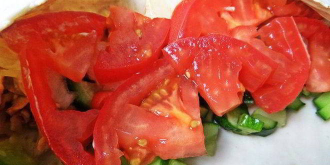 Рецепт шавермы с запеченной курицей и майонезным соусом