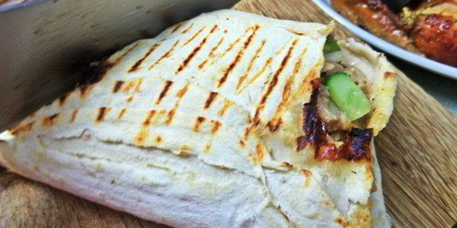 Рецепт шавермы с запеченной курицей и майонезным соусом