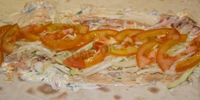 Рецепт шавермы в лаваше с курицей