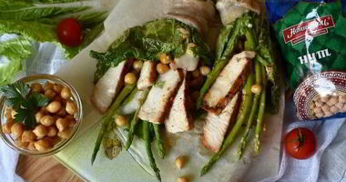 Рецепт Весенней шаурмы из пекинской капусты с индейкой